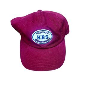 Harvard Business School HBS Burgundy Baseball Cap NWOT